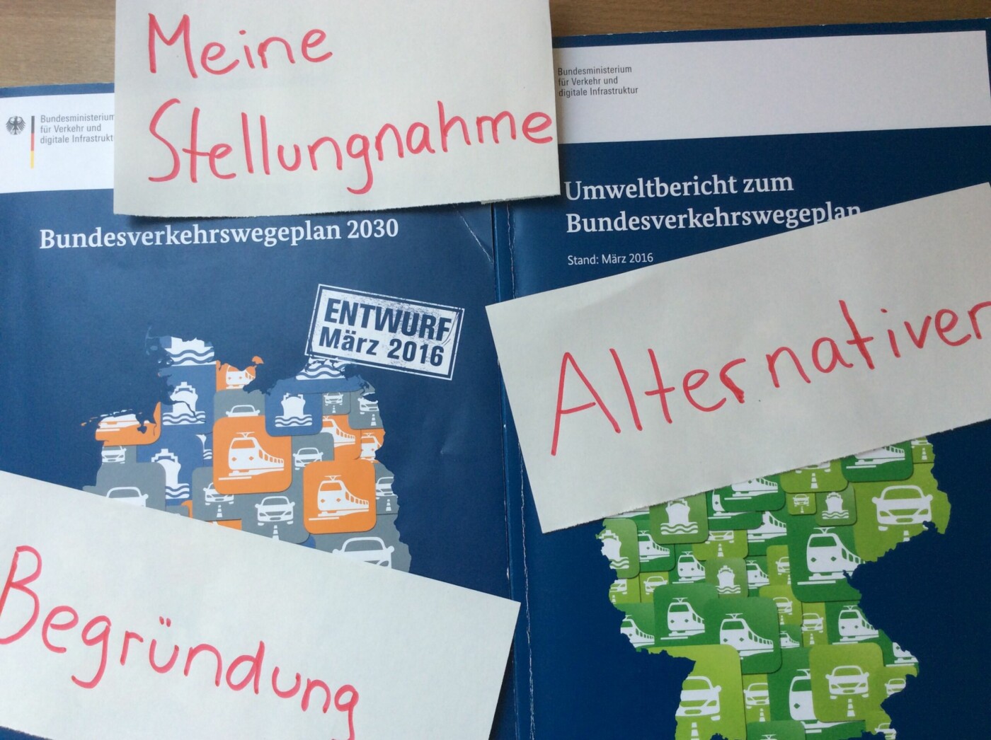 Entwurf Bundesverkehrswegeplan 2030: Beteiligungsmöglichkeiten nutzen!