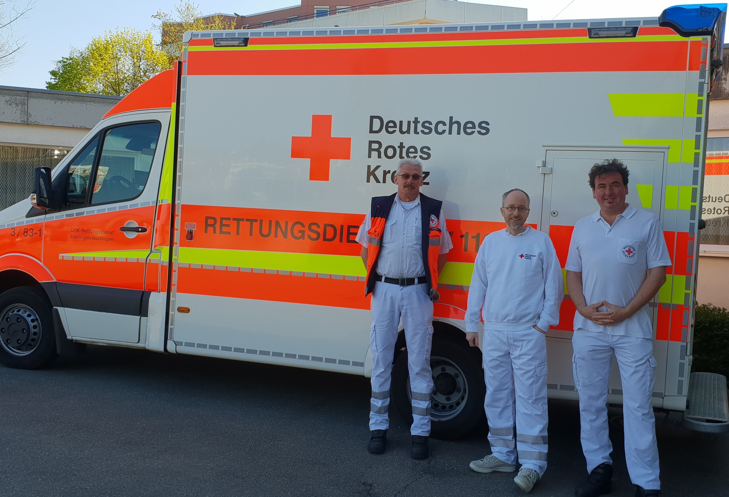 Besuch auf der Rettungswache Filderklinik