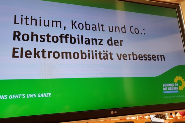 Rohstoffbilanz der E‑Mobilität in der Diskussion