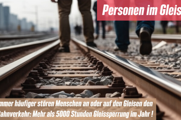 Neuer Umgang bei „Personen im Gleis“?