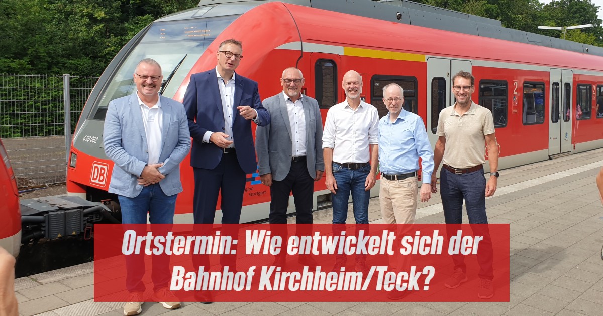 Wie entwickelt sich der Bahnhof Kirchheim weiter?