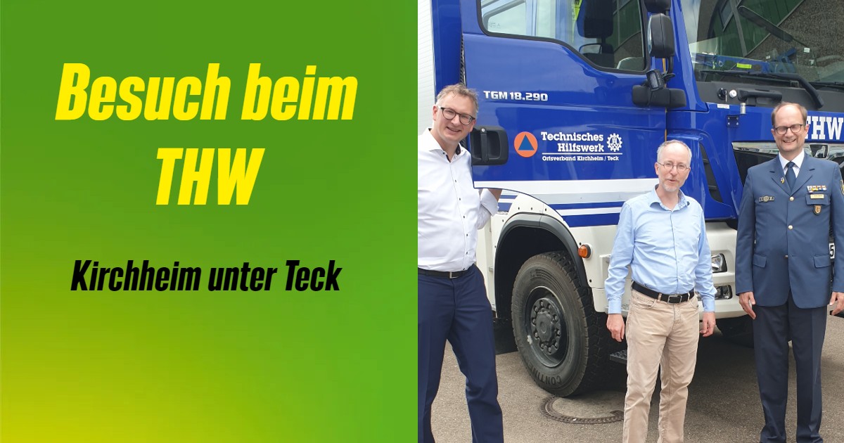 Besuch beim THW in Kirchheim