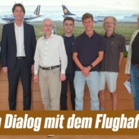 Im Dialog mit Flughafengesellschaft