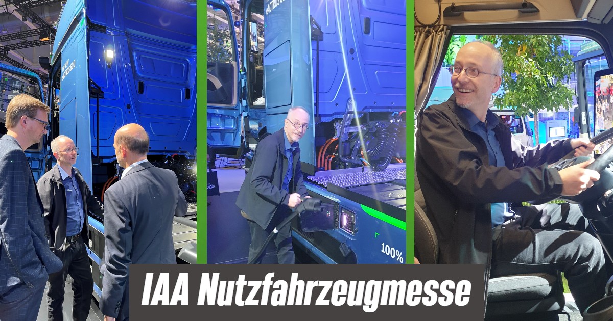 IAA-Nutzfahrzeugmesse: Hersteller setzen auf Batterie