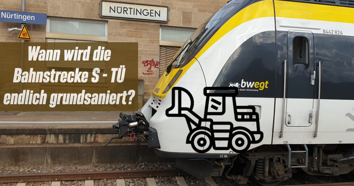 Bahnstrecke Stuttgart – Tübingen: Sanierung ohne Erfolg